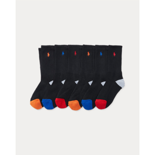 Polo Ralph Lauren Athletic Crew Sock 6-Pack