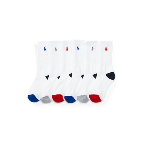 Polo Ralph Lauren Athletic Crew Sock 6-Pack