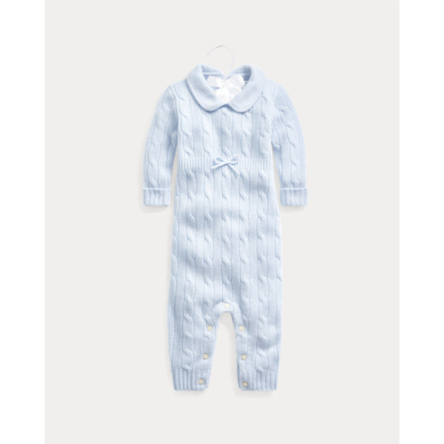 Polo Ralph Lauren Cashmere Knit-Collar Coverall