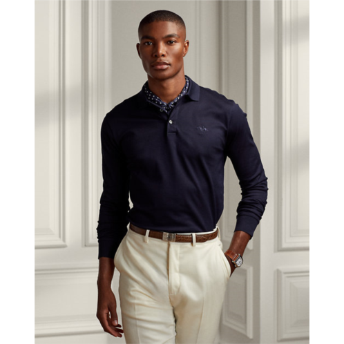 Polo Ralph Lauren Pique Long-Sleeve Polo Shirt