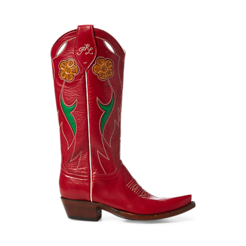 Polo Ralph Lauren Selene Leather Cowboy Boot