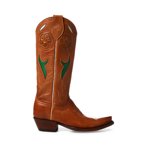 Polo Ralph Lauren Selene Leather Cowboy Boot