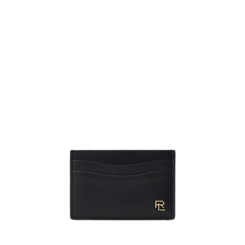 Polo Ralph Lauren Metal-Plaque Leather Card Case
