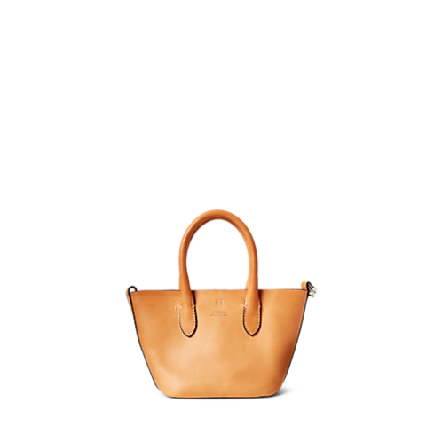 Polo Ralph Lauren Leather Mini Bellport Tote