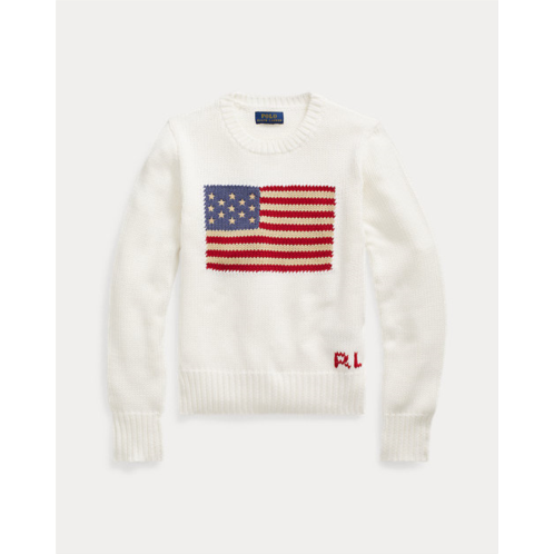 Polo Ralph Lauren Flag Cotton Crewneck Sweater