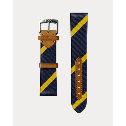 Polo Ralph Lauren Bar-Stripe Silk Watch Strap