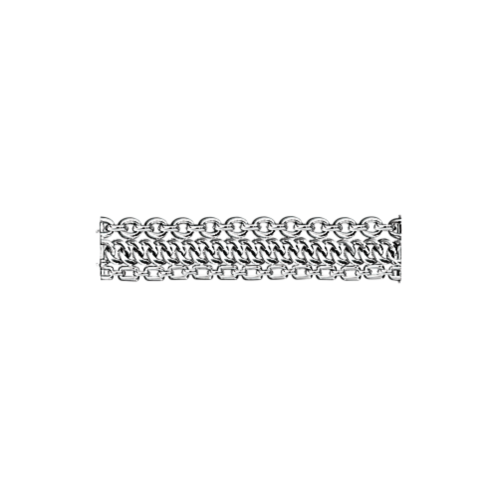Polo Ralph Lauren Sterling Silver 3-Chain Bracelet