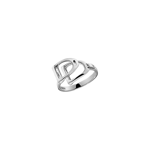 Polo Ralph Lauren Sterling Silver Double-Stirrup Ring