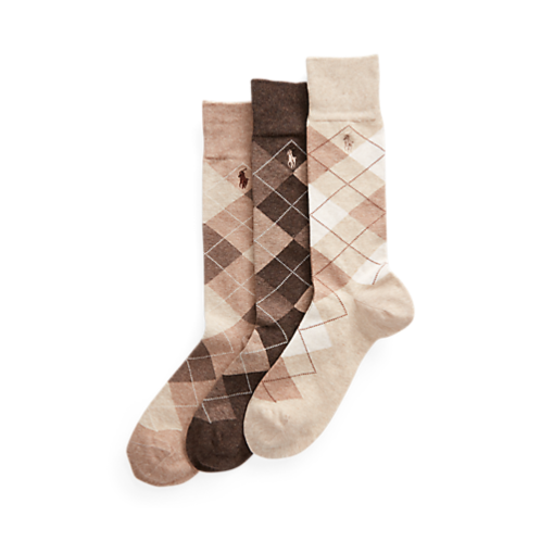 Polo Ralph Lauren Argyle Slack Sock 3-Pack