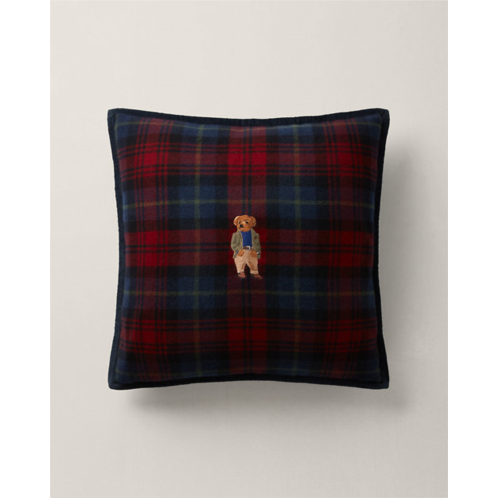 Polo Ralph Lauren Tartan Polo Bear Throw Pillow