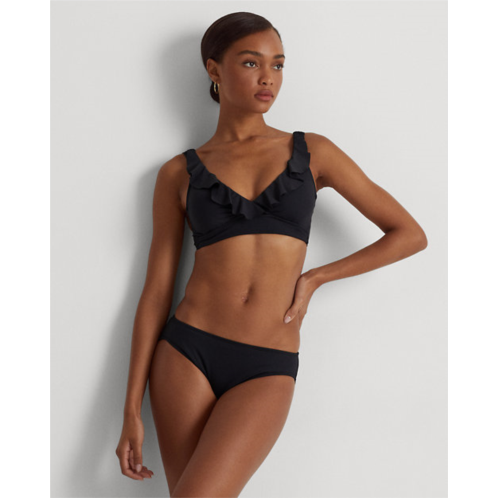Polo Ralph Lauren Ruffle-Trim V-Neck Bikini Top