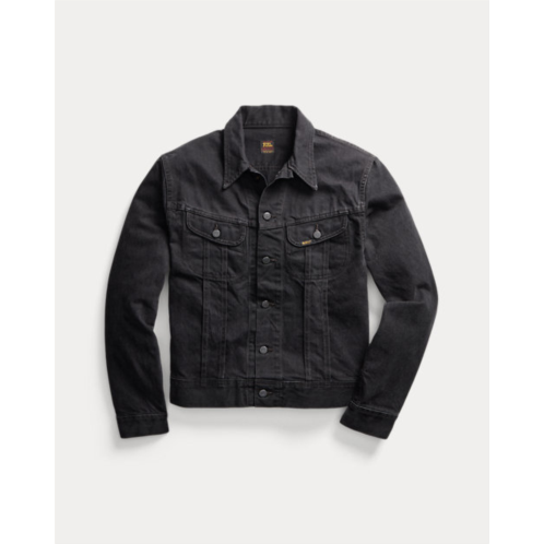 Polo Ralph Lauren Worn-In Black Denim Trucker Jacket