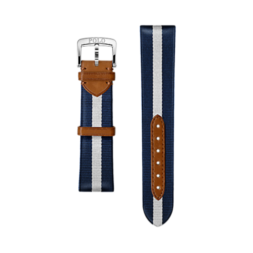 Polo Ralph Lauren Striped Silk Watch Strap