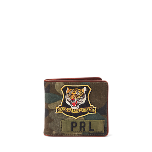 Polo Ralph Lauren Tiger-Patch Camo Billfold Wallet