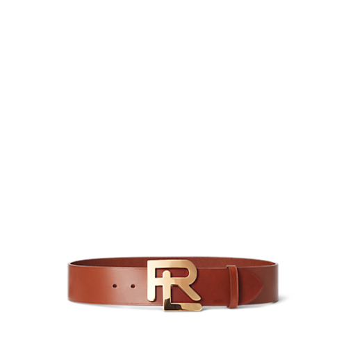 Polo Ralph Lauren RL Vachetta Leather Wide Belt