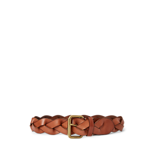 Polo Ralph Lauren Braided Vachetta Leather Belt
