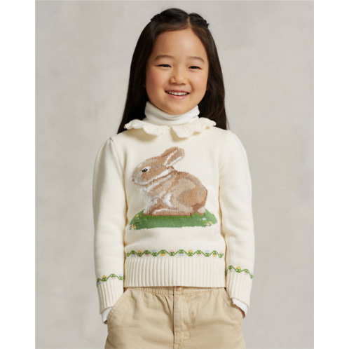 Polo Ralph Lauren Intarsia-Knit Bunny Sweater