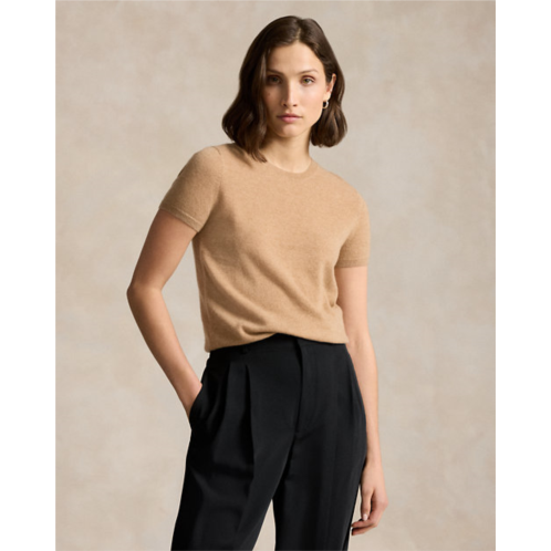 Polo Ralph Lauren Cashmere Short-Sleeve Crewneck Sweater