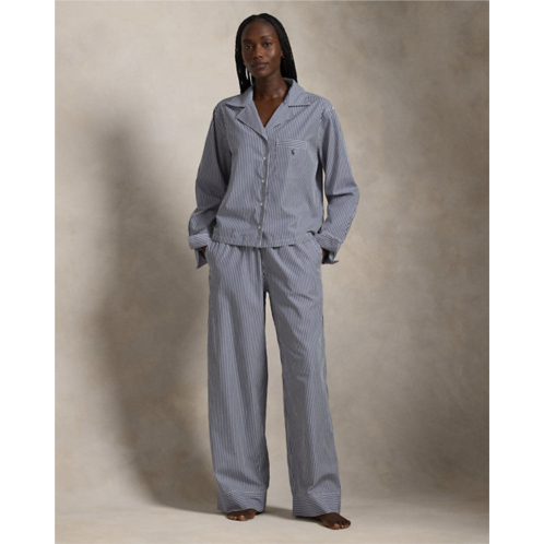 Polo Ralph Lauren Long-Sleeve Poplin Pajama Set