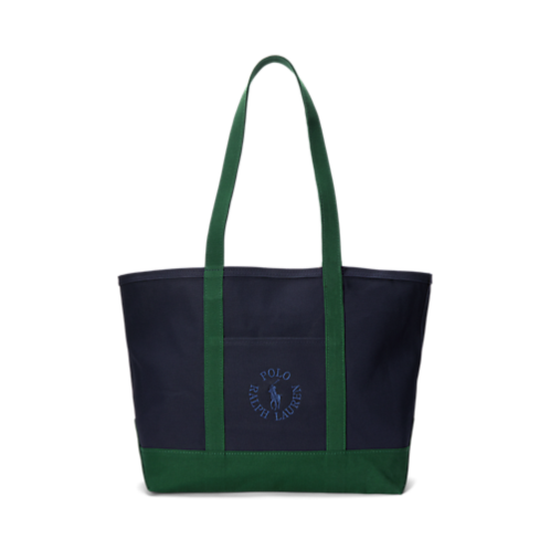 Polo Ralph Lauren Logo-Embroidered Canvas Tote