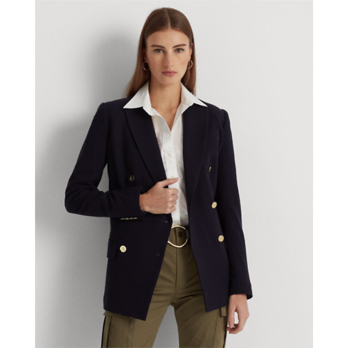 Polo Ralph Lauren Double-Breasted Wool Crepe Blazer