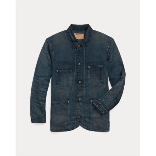 Polo Ralph Lauren Cotton-Linen Denim Engineer Jacket