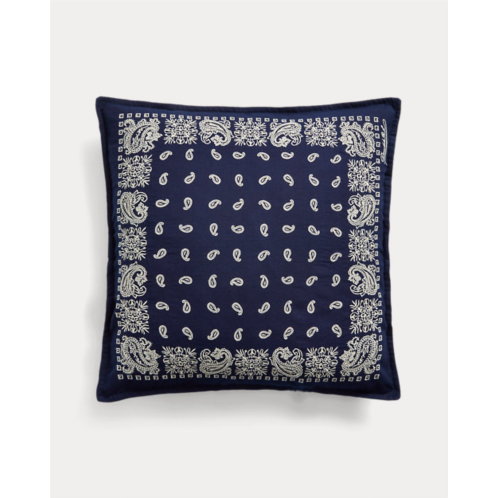 Polo Ralph Lauren Embroidered Bandanna Pillow