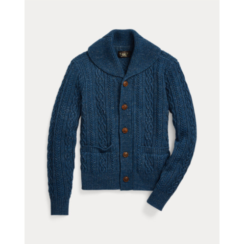 Polo Ralph Lauren Cable Cotton-Wool Shawl Cardigan