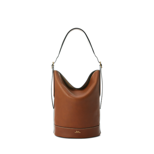 Polo Ralph Lauren Leather Medium Bellport Bucket Bag