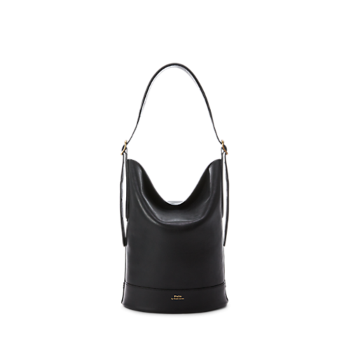 Polo Ralph Lauren Leather Medium Bellport Bucket Bag