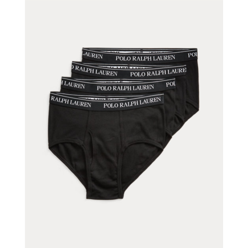 Polo Ralph Lauren Cotton Wicking Mid-Rise Brief 4-Pack