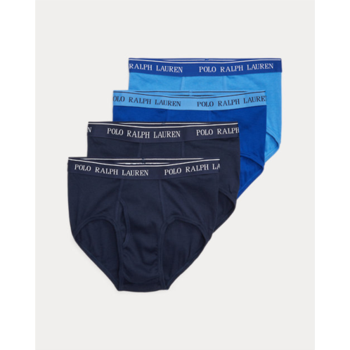 Polo Ralph Lauren Cotton Wicking Mid-Rise Brief 4-Pack