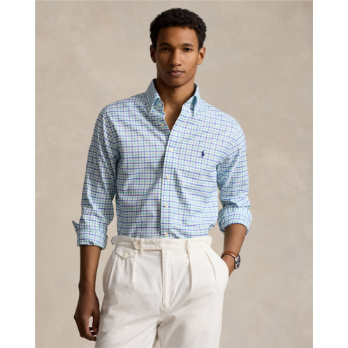 Polo Ralph Lauren Custom Fit Plaid Pinpoint Oxford Shirt