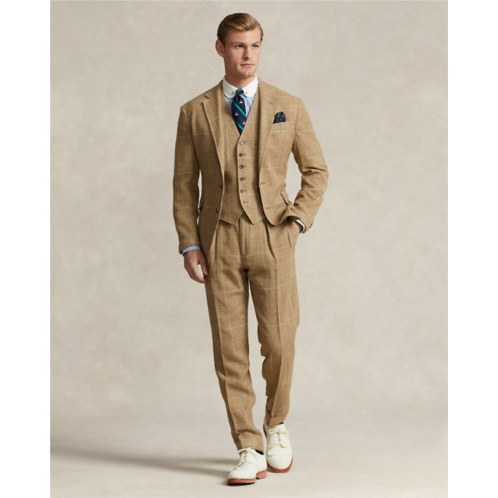Polo Ralph Lauren Pleated Plaid Tweed Suit Trouser