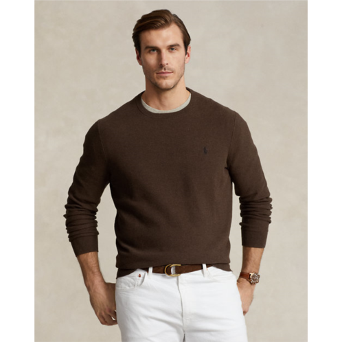 Polo Ralph Lauren Mesh-Knit Cotton Crewneck Sweater