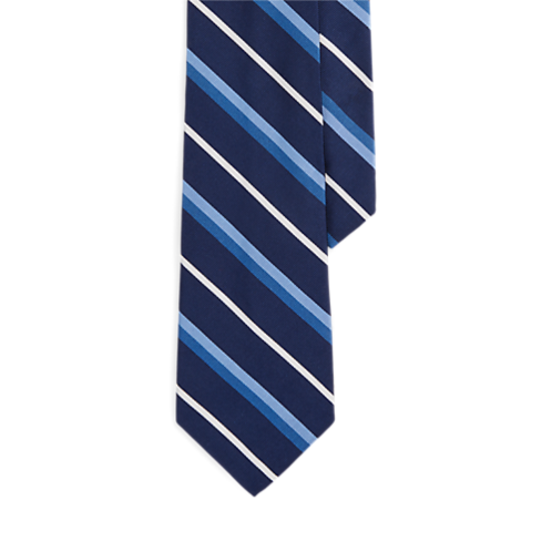 Polo Ralph Lauren Striped Silk-Cotton Mogador Tie