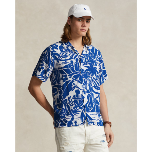 Polo Ralph Lauren Classic Fit Beach-Print Camp Shirt