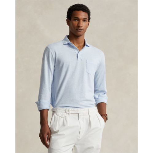 Polo Ralph Lauren Cotton-Linen Mesh Polo Shirt