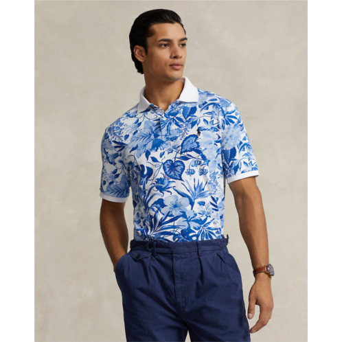 Polo Ralph Lauren Classic Fit Floral-Print Mesh Polo Shirt