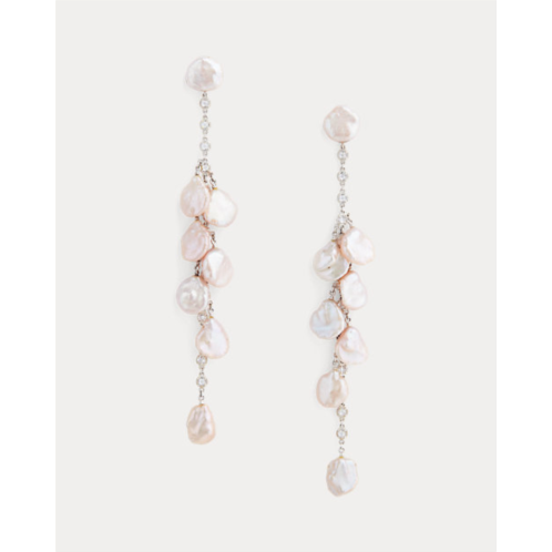 Polo Ralph Lauren Hyacin Keshi Pearl Linear Drop Earrings