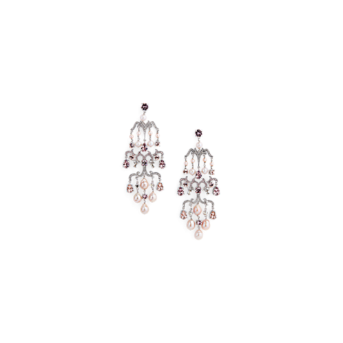 Polo Ralph Lauren Pearl & Crystal Chandelier Earrings