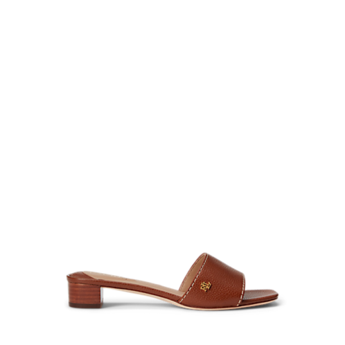 Polo Ralph Lauren Fay Tumbled Leather Sandal