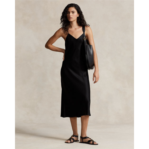 Polo Ralph Lauren Double-Faced Satin Midi Slip Dress