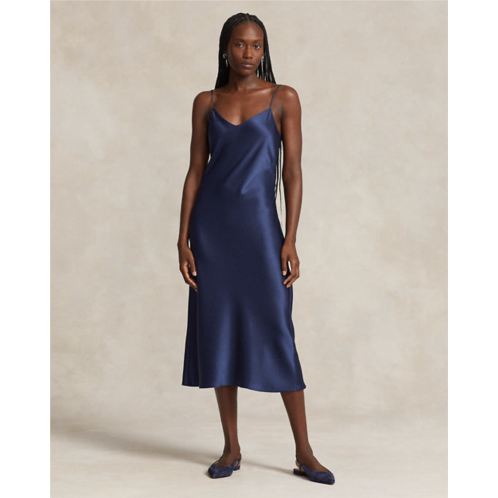 Polo Ralph Lauren Double-Faced Satin Midi Slip Dress