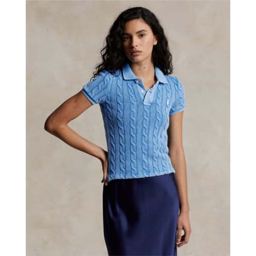 Polo Ralph Lauren Cable-Knit Polo Shirt