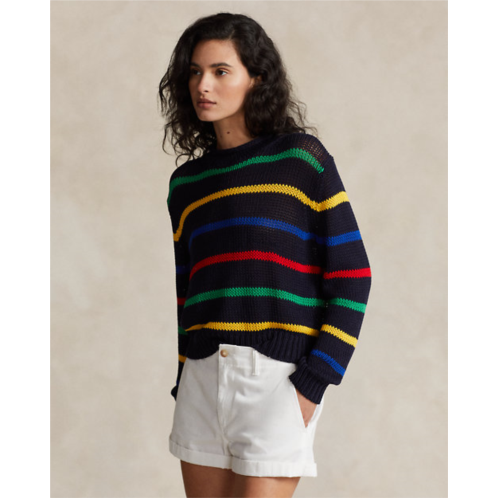 Polo Ralph Lauren Striped Cotton Rollneck Sweater