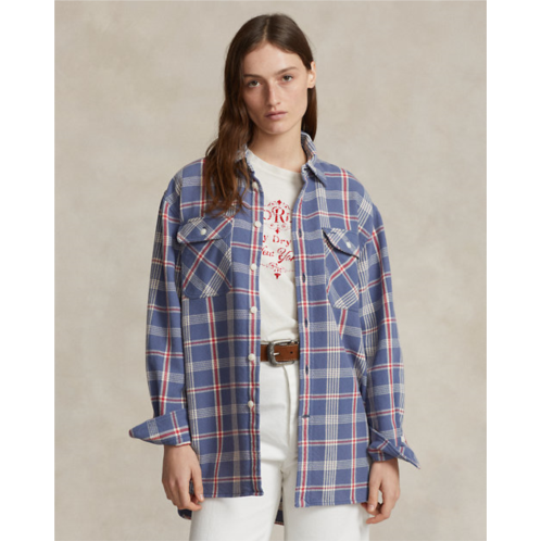 Polo Ralph Lauren Relaxed Fit Plaid Cotton Twill Shirt