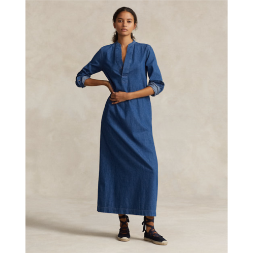 Polo Ralph Lauren Cotton Twill Midi Dress