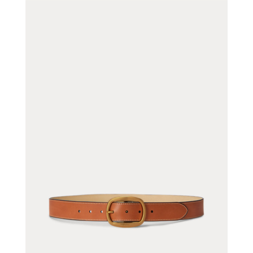 Polo Ralph Lauren Oval-Buckle Leather Belt