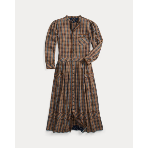 Polo Ralph Lauren Plaid Cotton Jaspe Dress